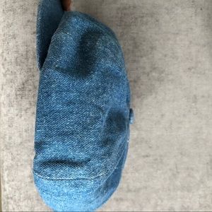 Vintage Accessories - 90s 00s denim peak Britney newsboy cap hat Vintage Accessories - 90s 00s denim peak Britney newsboy cap hat